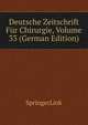 Deutsche Zeitschrift Fur Chirurgie, Volume 33 (German Edition), SpringerLink 