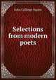 Selections from modern poets, Squire John Collings 
