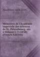 M?moires de l'Acad?mie imp?riale des sciences de St.-P?tersbourg. s?r. 6 Volume t. 2 (1838) (French Edition), Akademii?a? nauk SSSR 