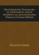 Die italienische Tenzone des 18. Jahrhunderts und ihr Verhaltnis zur provenzalischen Tenzone (German Edition), Heinrich Stiefel 