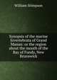 Synopsis of the marine Invertebrata of Grand Manan: or the region about the mouth of the Bay of Fundy, New Brunswick, William Stimpson 