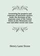 Accounting for property and expenses of interstate carriers under the decisions of the Supreme court of the United States in the Minnesota rate case and other recent rate cases, Henry Lane Stone 