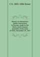 Report on elementary public instruction in Europe, made to the thirty-sixth General assembly of the state of Ohio, December 29, 1837, C E. 1802-1886 Stowe 