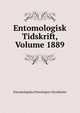 Entomologisk Tidskrift, Volume 1889, Entomologiska Foreningen i Stockholm 