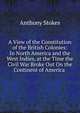 A View of the Constitution of the British Colonies: In North America and the West Indies, at the Time the Civil War Broke Out On the Continent of America ., Anthony Stokes 