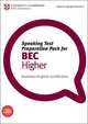 Speaking Test Preparation Pack for BEC Higher with DVD, University of Cambridge ESOL Examinations 