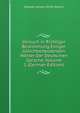Versuch in Richtiger Bestimmung Einiger Gleichbedeutenden Worter Der Deutschen Sprache, Volume 1 (German Edition), Samuel Johann Ernst Stosch 