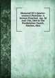 Memorial Of A Quarter-century's Pastorate: A Sermon Preached . Jan. 3d And 17th, 1869 In The Presbyterian Church, Natchez, Miss, 