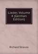 Lieder, Volume 4 (German Edition), Richard Strauss 