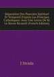 S?paration Des Pouvoirs Spirituel Et Temporel D'apr?s Les Principes Catholiques: Avec Une Lettre De M. Le Baron Ricasoli (French Edition), J Strada 