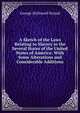 A Sketch of the Laws Relating to Slavery in the Several States of the United States of America: With Some Alterations and Considerable Additions, George McDowell Stroud 