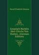 Gesprach Buchlin Herr Ulrichs Von Hutten . (German Edition), David Friedrich Strauss 