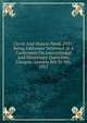 Christ And Human Need, 1921: Being Addresses Delivered At A Conference On International And Missionary Questions, Glasgow, January 4th To 9th, 1921, 