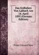 Das Erdbeben Von Laibach Am 14. April 1895 (German Edition), Franz Eduard Suss 