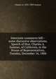 Interstate commerce bill--some discursive observations. Speech of Hon. Charles A. Sumner, of California, in the House of Representatives, Tuesday, December 16, 1884, Charles A. 1835-1903 Sumner 