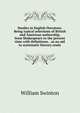 Studies in English literature. Being typical selections of British and American authorship, from Shakespeare to the present time with definitions, . as an aid to systematic literary study, Swinton, William 