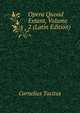 Opera Quoad Extant, Volume 2 (Latin Edition), Tacitus Cornelius 