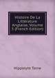Histoire De La Litterature Anglaise, Volume 5 (French Edition), Taine Hippolyte 