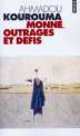 Monne outrages et defis, Ahmadou Kourouma 