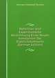 Definition Und Experimentelle Bestimmung Einer Neuen Konstanten Der Elasticitatstheorie (German Edition), Hermann [Gerhard] Tammen 