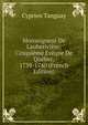Monseigneur De Lauberiviere: Cinquieme Eveque De Quebec, 1739-1740 (French Edition), Cyprien Tanguay 