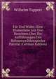 Fur Und Wider: Eine Blumenlese Aus Den Berichten Uber Die Auffuhrungen Des Buhnenweihfestspieles Parsifal (German Edition), Wilhelm Tappert 