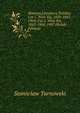 Historya Literatury Polskiej: Czs 1. Wiek Xix, 1850-1863. 1905. Czs 2. Wiek Xix, 1863-1900. 1907 (Polish Edition), Stanis·law Tarnowski 