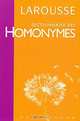 Dictionnaire Des Homonymes Collect, Christine Ouvrard 