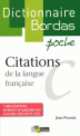 Bordas Dictionnaire Citations Poche, Jean, Pruvost 