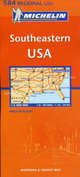 Southeastern USA (масштаб: 1 см = 24 км). Выпуск 584, 