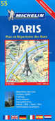 Paris. Plan et Repertoire des Rues (масштаб: 1 см = 100 м). Выпуск 55, 
