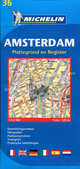 Amsterdam. Plattegrond en Register (масштаб: 1 см = 125 м). Выпуск 36, 