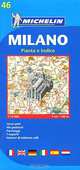 Milano. Pianta e Indice (масштаб: 1 см = 130 м). Выпуск 46, 