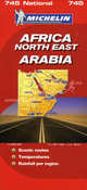 Africa North, Africa East & Arabia (Африканский Север, африканский аравийский Востока) карта, 