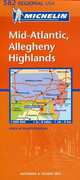 Mid-Atlantic, Allegheny Highlands (масштаб: 1 см = 5 км). Выпуск 582, 