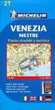 Venezia Mestre. Pianta stradale e turistica (масштаб: 1 см = 80 м). Выпуск 21, 