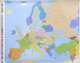 Europe (laminated) ( Европа карта в ламинации)., 