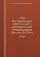 Die Volkssagen Ostpreussens, Litthauens Und Westpreussens (German Edition), Jodocus Donatus Hubertus Temme 