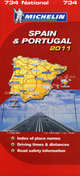 Испания и Португалия 2011 карта. Spain & Portugal 2011., 