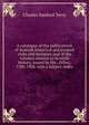 A catalogue of the publications of Scottish historical and kindred clubs and societies, and of the volumes relative to Scottish history, issued by His . Office, 1780-1908, with a subject-index, Terry, Charles Sanford 
