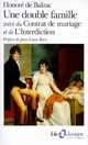 Une Double famille, Le Contrat de mariage, L'Interdiction, Honore de Balzac 