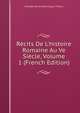 R?cits De L'histoire Romaine Au Ve Si?cle, Volume 1 (French Edition), Amedee Simon Dominique Thierry 