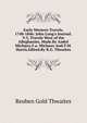 Early Western Travels, 1748-1846: John Long's Journal.V.3, Travels West of the Alleghanies, Made.By Andr? Michaux.F.a. Michaux And.T.M. Harris.Edited.By R.G. Thwaites, Reuben Gold Thwaites 