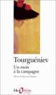 Un mois a la campagne, Ivan Tourgueniev 