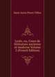 Lycee, ou, Cours de litterature ancienne et moderne Volume 2 (French Edition), Saint-Surin Pierre Tiffon 