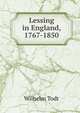 Lessing in England, 1767-1850, Wilhelm Todt 