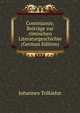 Cominianus; Beitrage zur romischen Literaturgeschichte (German Edition), Johannes Tolkiehn 