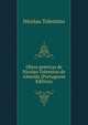 Obras poeticas de Nicolao Tolentino de Almeida (Portuguese Edition), Nicolau Tolentino 
