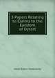 3 Papers Relating to Claims to the Earldom of Dysart, Albert Edwin Tollemache 
