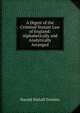 A Digest of the Criminal Statute Law of England: Alphabetically and Analytically Arranged, Harold Nuttall Tomlins 